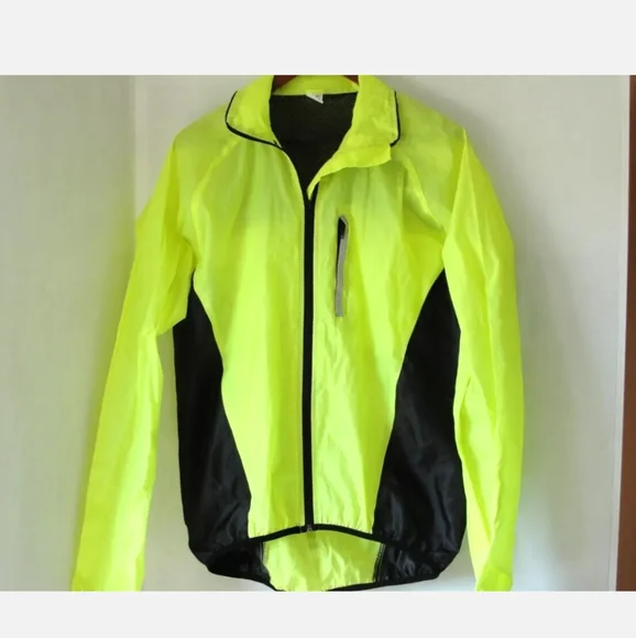 Hilton Wear Cycling Running Reflective lightweight rain jacket breathable Large - Picture 1 of 5